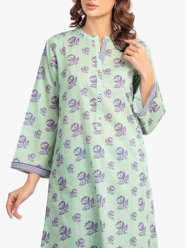 AJ Pret 2Pc Printed Lawn Shirt Trouser