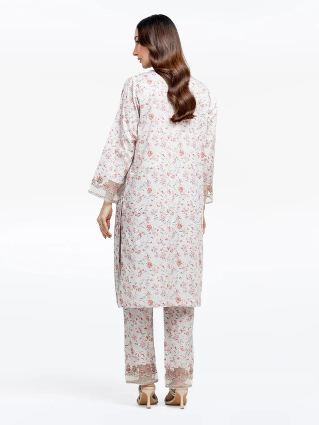 AJ Pret 2Pc Embroidered Dobby Shirt Trouser