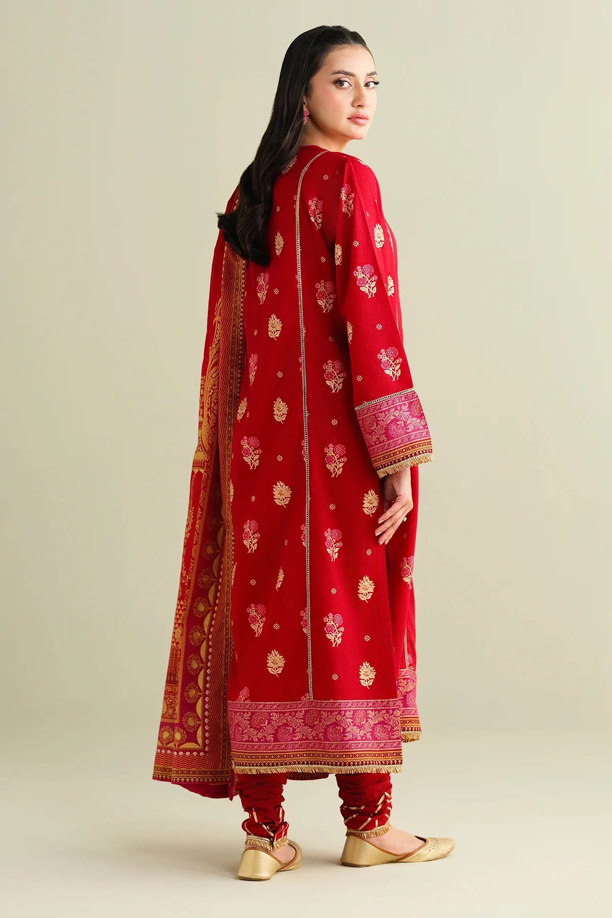 3 Piece - Printed Suit