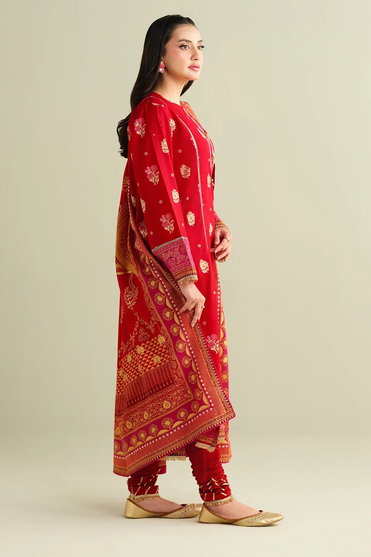 3 Piece - Printed Suit