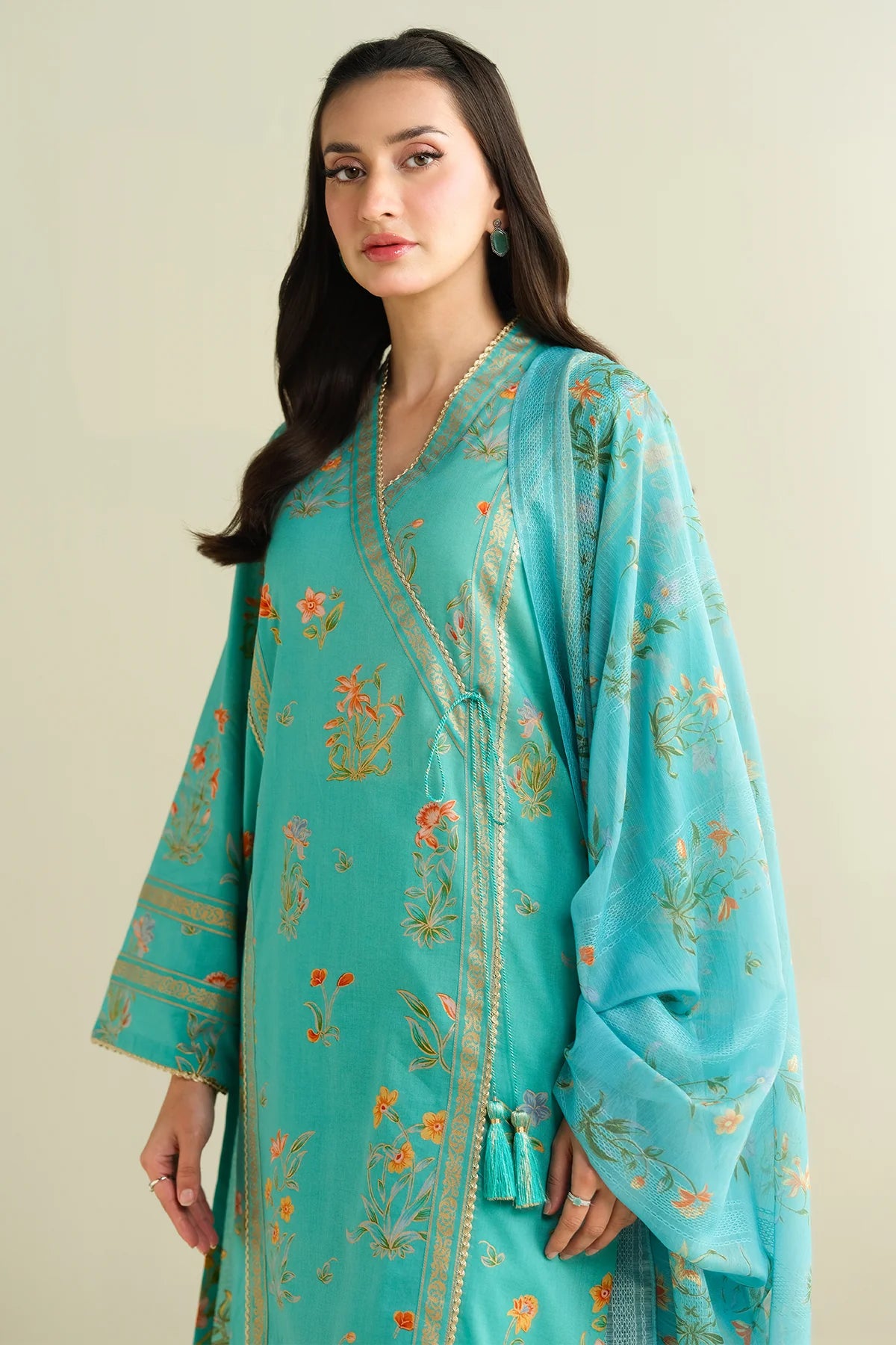 3 Piece - Printed Suit