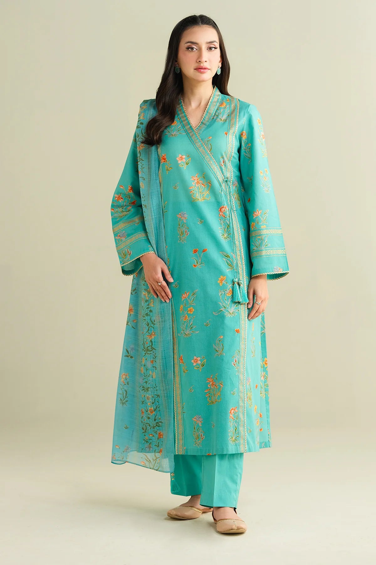 3 Piece - Printed Suit