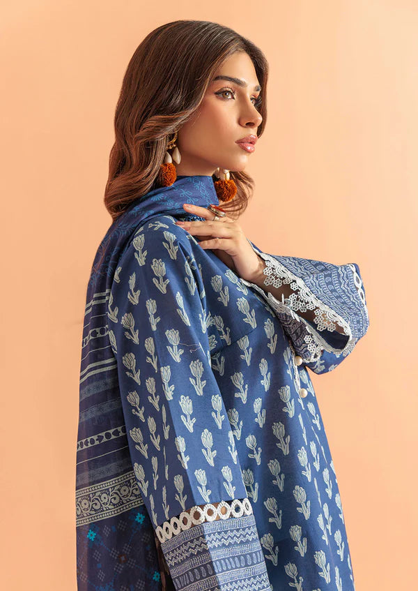 AJ Neelofur - 3 Pc Unstitched Suit