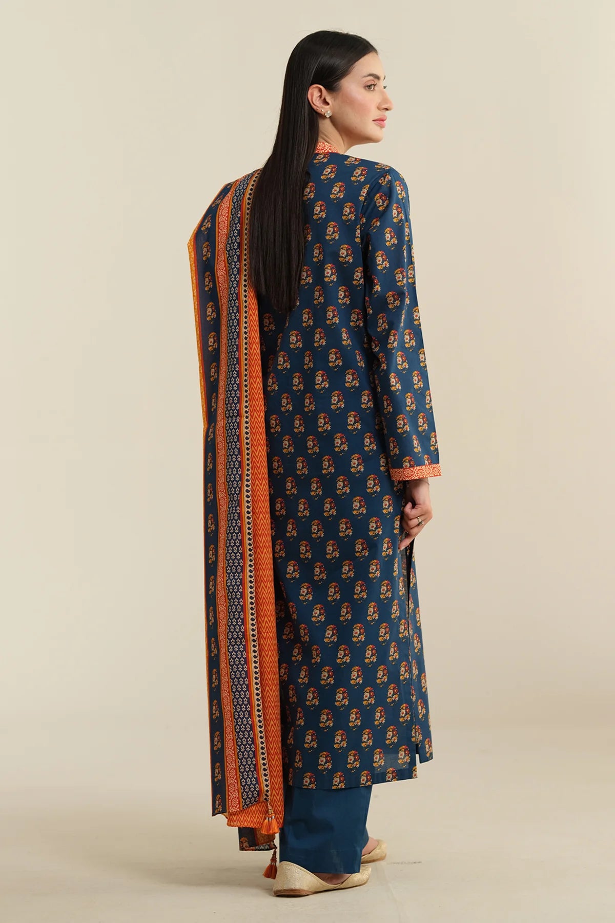 AJ 3 Piece - Printed Suit