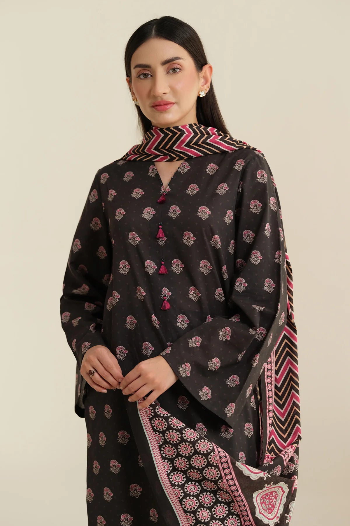 AJ 3 Piece - Printed Suit