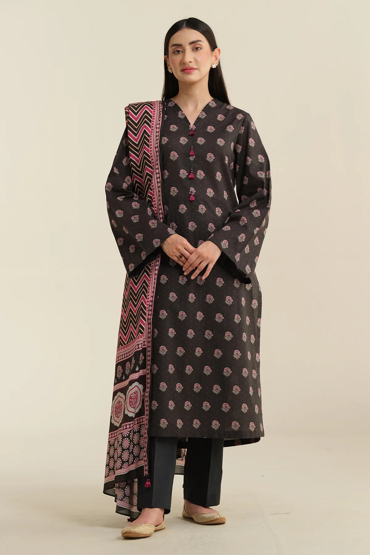 AJ 3 Piece - Printed Suit