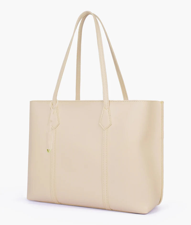 AJ RTW Creation - Pink luxe & Off White everyday tote
