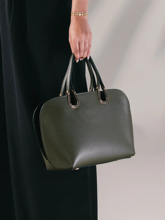AJ  Dark Green Hand Bag