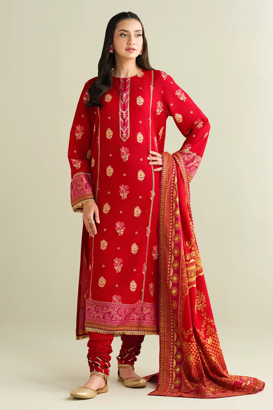 3 Piece - Printed Suit