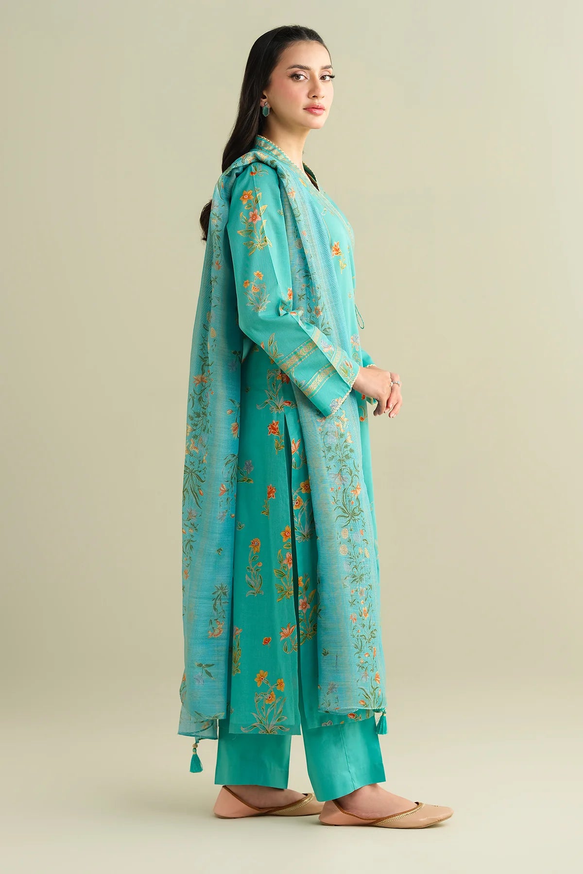 3 Piece - Printed Suit