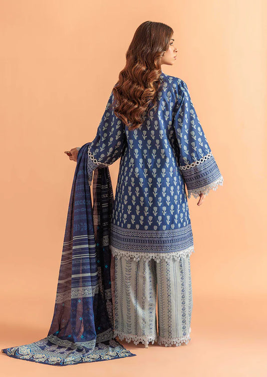 AJ  Neelofur - 3 Pc Unstitched Suit